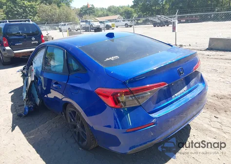 2022 Honda Civic Sport из США, поврежденный, VIN 2HGFE2F51NH560575